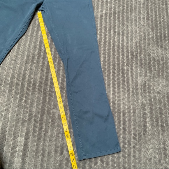Bonobos Pants Mens 32x32 Blue Gray Straight Athletic Fit Travel Gray Jacron - Picture 12 of 15